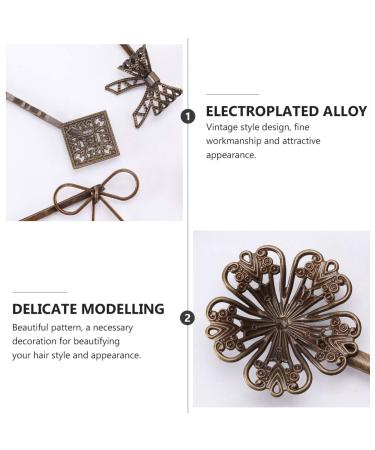 Shop Minkissy 24-Piece Vintage Bobby Pins Set - Retro Leaf & Butterfly Hair Accessories for Women & Girls - Worldwide Shipping - Buy Online on GoSupps.com