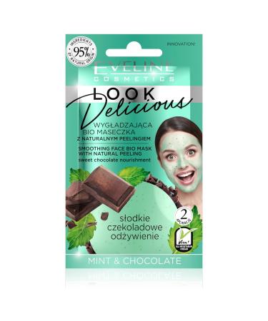 EVELINE COSMETICS Eveline Looks D licious Mint & Chocolat Smoothing Visage Bio Mask - (6198) B/25