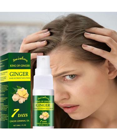  LINGJIONG Ginger Hair Growth Oil - Ginger Oil Repair Against Hair Loss | 1floz Hair Growth Serums Care Oils for Dry and Damaged Hair for Women and Men All Hair Types - Buy Online on GoSupps.com