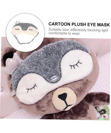 Shop Hemoton 2 Pcs Cartoon Blindfolds - Cute Plush Sleeping Masks | Eye Shade for Travel & Relaxation | Elk & Koala Design - Buy Online on GoSupps.com