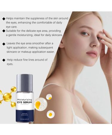  JASUBAI Hyaluronic acid eye serum under-eye cream for dark circles puffiness wrinkles and under-eye bags anti-aging moisturizing nourishing and brightening reduces - Buy Online on GoSupps.com