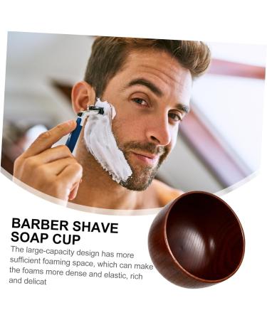 Angoily Wooden Razor Cleaning Bowl | Dual Serving Container for Shaving Foam & Soap | Travel-Friendly Bath Accessory - Buy Online on GoSupps.com