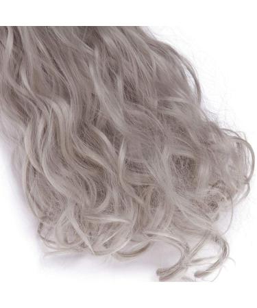 SEGO Clip-in Hair Extensions | Wavy Light Grey 24 (61cm) | 8 Wefts | Realistic Feel - Buy Online on GoSupps.com