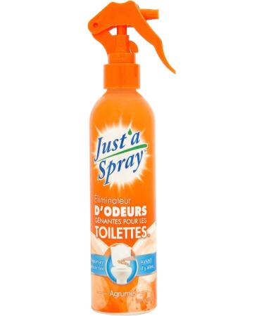 Just a Spray Citrus 220 ml - Home & Office Poop Spray Before You Go Toilet Odor Eliminator - Bathroom Deodorizer Just One Spray Toilet Freshener Safe for Septic - Buy Online on GoSupps.com