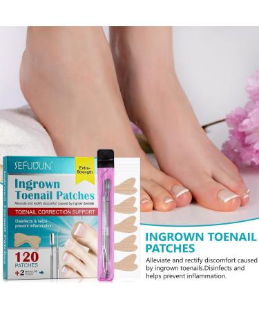 Ingrown Toenail Patch Ingrown Toenail Corrector | Toenail Repair to Relieve Nail Groove Nail Correction Patches Suitable for Men Women and Elderly Adern - Buy Online on GoSupps.com