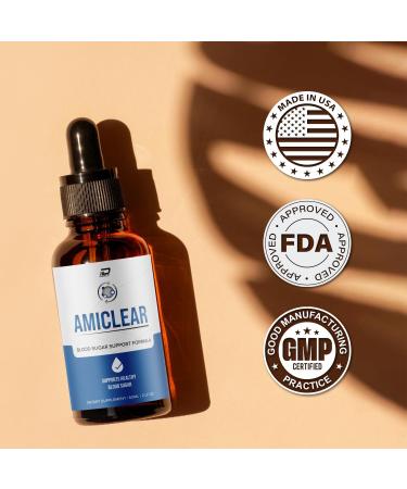 Indelo Amiclear Drops Healthy Formula - Dietary Supplement Drops - Extra Strength Amiclear Liquid Drops Grape Seed Amiclear Drops Reviews (1 Pack - 60 ML) - Buy Online on GoSupps.com
