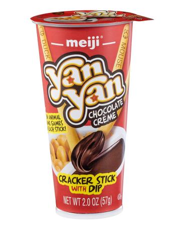 Meiji Yan Yan Chocolate Crme Dipping Sticks 2 oz Pack of 10 - Fun Animal Phrases - Buy Online on GoSupps.com