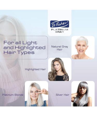 Dr. Fischer Purple Hair Mask for Silver, Blonde, Bleached & Color Treated Hair - Brassiness Toner (10.14 oz) - Buy Online on GoSupps.com