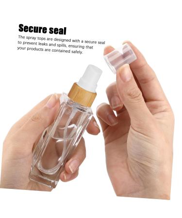 FOYTOKI 5pcs Replacement Spray Bottle Nozzles Spray Bottle Tops Perfume Sprayer Fine Mist Heads Bamboo Trim Leak Seal - Buy Online on GoSupps.com