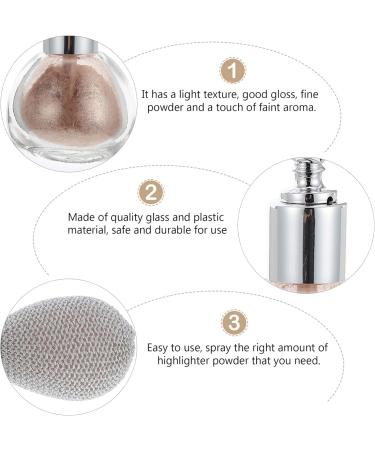 LALAFINA Glitter Highlighters Bottle Dispenser Highlighter Body Hair Cosmetics Face Highlighter Sprayer Spraying Tool For Women Girls Sparkle Highlighters Highlighter Glitter Pens As Shown 7.5x6cm - Buy Online on GoSupps.com