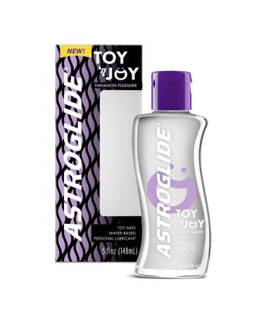 Astroglide Toy 'N Joy, Water-Based Personal Lubricant | Toy-Safe Personal Lubricant, 5 fl. oz.