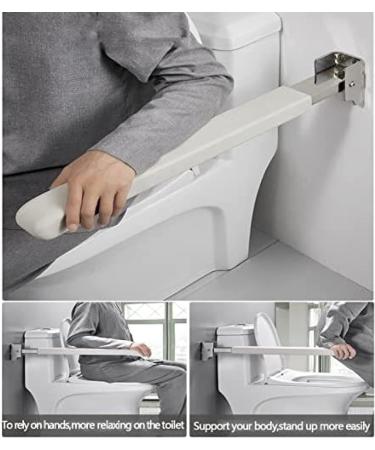 Toilet Grab Rails Stainless Steel Handicap Safety Grab Bars Anti-Slip Bathroom Flip-Up Handrails For Elderly Seniors Disabled Shower Support Handle Bath Grips - Buy Online on GoSupps.com