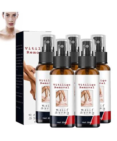 DUBUSH Vitiligoremoval Relief Spray Vitiligo Skin Repair Spray Vitiligo Spray for Face and Body (3pcs) 5pcs