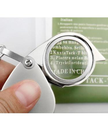 Small 20X Magnifier Keyring Magnifyings Glass Optical Lens Loupes For Detailed Inspection And Reading Fine Prints 20 Times - Buy Online on GoSupps.com