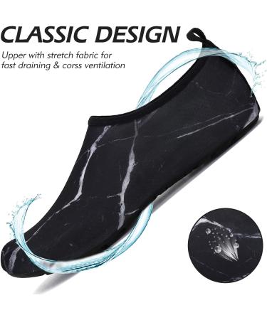 SAGUARO Unisex Quick Dry Aqua Shoes for Men & Women - Water Shoes for Swimming & Outdoors (EU Sizes 37-47 Ink Color) - Buy Online on GoSupps.com