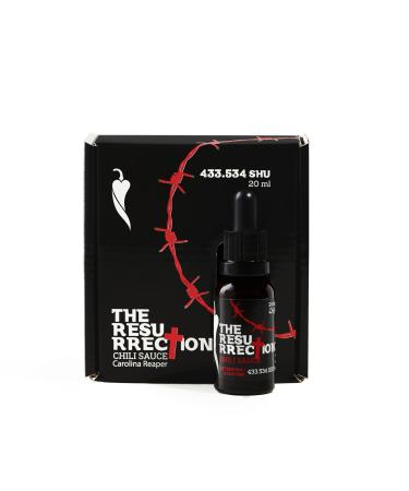 The Resurrection 20 ml Sauce Piquante Extr me Carolina Reaper 433.534 SHU Artisanale pour les Fans de Piment Extr me The Resurrection 10/5 20 ml