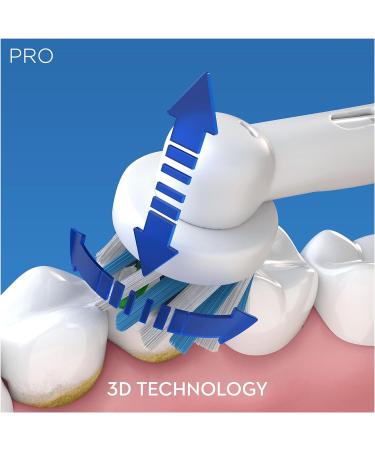 Oral-B Pro 2 Electric Toothbrush with Smart Pressure Sensor - 2 Handles, 2 Cross Action Heads, 2 Modes - Daily Clean Gifts for Men/Women - 2 Pin UK Plug - Black & Pink - Buy Online on GoSupps.com