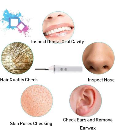 Visual Ear Camera Portable Wireless WiFi Otoscope with Fast Charging Widely Compatible for Daily Inspection Mouth Gums Nasal Cavity Scalp Hair Roots Pink - Buy Online on GoSupps.com