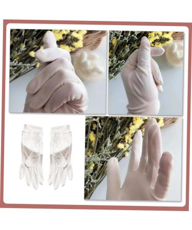 DOITOOL 1 Pair Grooming Gloves Moisturizing Mittens Knit Mittens Multi-Function Moisturizing Gloves Mittens Kids Hand Nighttime Gloves Jewelry Silk Sun Protection White - Buy Online on GoSupps.com
