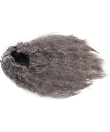 Long Wavy Gray Wig Cute Middle Part Adjustable Heat Resistant Long Silver Curly Hair Wig Breathable Mesh for Cosplay Party - Buy Online on GoSupps.com