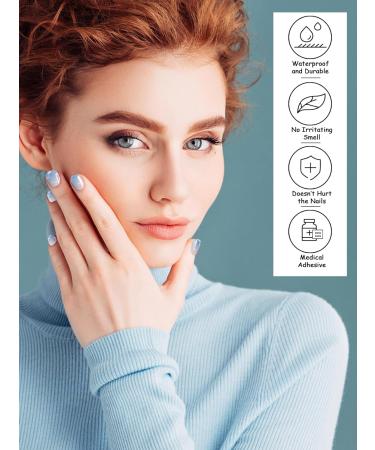 Kalolary Gel Nail Polish Strips Set with Nail File & Stick - Waterproof Semi Cured Art Sticker for Women, UV/LED Lamp Required - 6 Pack - Buy Online on GoSupps.com