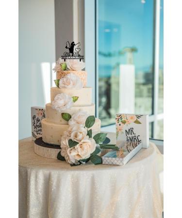ximoogoooz Funny Fishing Wedding Cake Topper - Best Catch Ever - Groom Hugging Bride Fishing Couple Cake Topper Mr&Mrs Wedding Cake Topper (Fishing Couple) - Buy Online on GoSupps.com