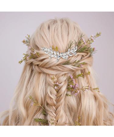 Beavorty Accessories Glass rhinestone side comb accessories European and American Grab the drill wedding manual rhinestone hair pin hair comb welding hair comb clips rhinestone hair combs - Buy Online on GoSupps.com