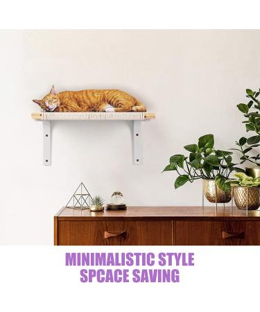 BEBOBLY Floating Cat Wall Shelves and Perch | Modern Hanging Hammock Bed for Indoor Cats | Wall Mounted Kitten Furniture for Sleeping and Playing - Buy Online on GoSupps.com