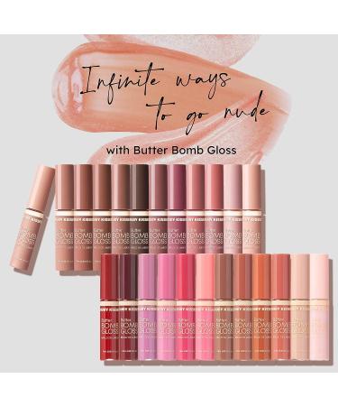 Ruby Kisses Butter Bomb Lip Gloss - Natural Nude Lip Makeup with Vitamin E - 7.8mL (Sublime) - Buy Online on GoSupps.com