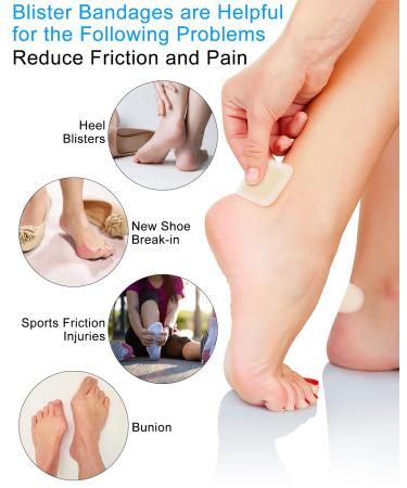 BLATOWN 24PCS Bunion Pads - Bunion Relief Blister Bandages for Feet, Toes & Heel - Buy Online on GoSupps.com