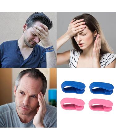 8-Piece Acupressure Clip Set for Migraine Relief & Tension Relief | Hand-Clamp Massage Clips - International Shipping - Buy Online on GoSupps.com