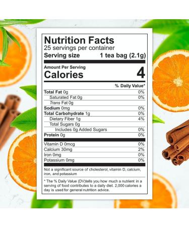 Total Tea Citrus and Cinnamon Detox Tea 25 Herbal Tea Bags - Buy Online on GoSupps.com