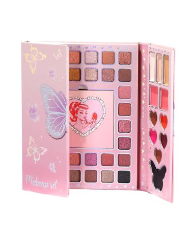 Eyeshadow Palette High Pigmentation and Long Lasting Eyeshadow Palette for Women Teens Adults Beginners Travel Home Daily Shuttle R