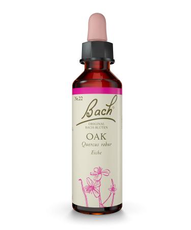 Original Bach Flower Drops No. 22 Oak: Take breaks from excessive sense of duty with the Bach Flower Oak 20ml