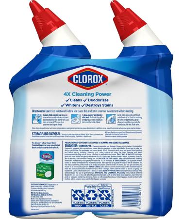 Clorox Automatic Toilet Bowl Cleaner, Rain Clean - 24 Ounces (Pack of 2) - Buy Online on GoSupps.com