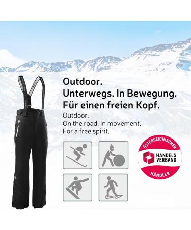 Buy Black Crevice Men's Ski Pants | Water & Windproof | Breathable High-Quality Active Snow Pants in Dark Blue | 100% Polyester Ski Gear - Buy Online on GoSupps.com
