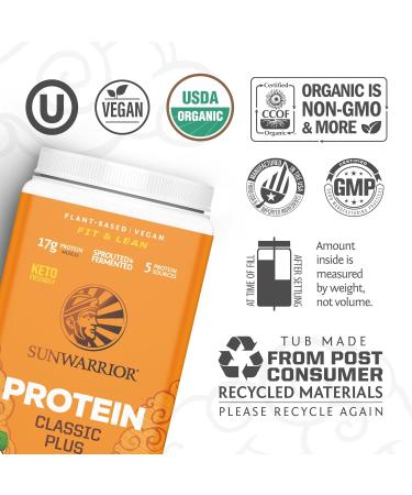 Chocolate & Vanilla Classic Plus Organic Protein Powder Set | Bundle & Save | Vegan Protein Powder Superfood Blend | Non-GMO Soy Dairy & Gluten Free (30 Servings Vanilla 30 Servings Chocolate) - Buy Online on GoSupps.com