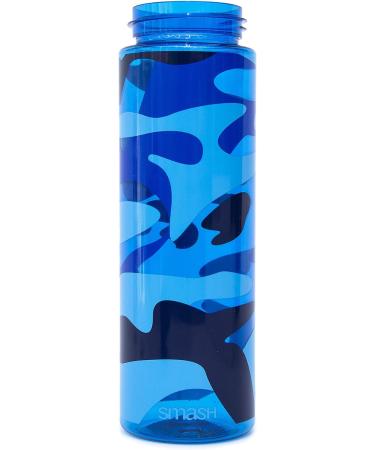 Smash Sipper Water Bottle 700ml Blue Camo Design - One Size - Buy Online on GoSupps.com