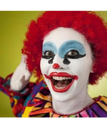 Go Ho Cream White Face Body Paint (2.37 oz) - Water-Based Face Painting Makeup for Adults & Children - Perfect for Joker, Clown, Zombie, Skeleton - SFX Cosplay Costumes & Halloween Festivals - Buy Online on GoSupps.com