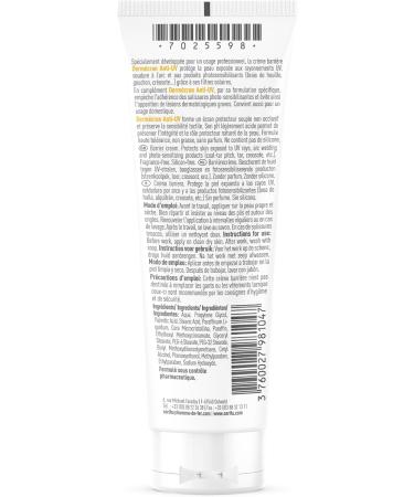  SORIFA Pack of 6 Derm cran Barrier cream - ANTI-UV protection Welding Photosensitizing products Hands face and body High tolerance 125 ml tube. - Buy Online on GoSupps.com