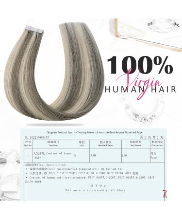 Buy Moresoo Injected Tape Extensions - Real Virgin Hair Invisible & Remy 55cm 5 Pieces Black to Blonde - Buy Online on GoSupps.com