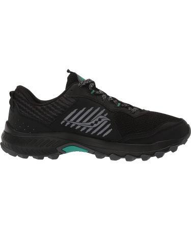 Saucony Women's Excursion TR15 Trail Running Shoe 7.5 - Black/Jade - Buy Online on GoSupps.com