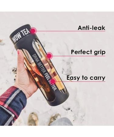 ATOP LLC WOW TEA Slimming tea set Detox 21day tea Fat Burning Herbs Best Detox and Weight Management Herbal Green Tea + Infuser Tea Bottle 150g Made in EU SlimFit Tea Black Bottle - Buy Online on GoSupps.com