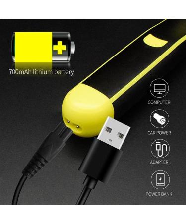 Stellaya Shaver Full Body Washed Wet and Dry Shaver Electric Body Hair Trimmer for Men Waterproof Male Hygiene Razor with 4 Types of Limited-Length Combs Waterproof Male Razor(1pcs) 1pcs Yellow - Buy Online on GoSupps.com