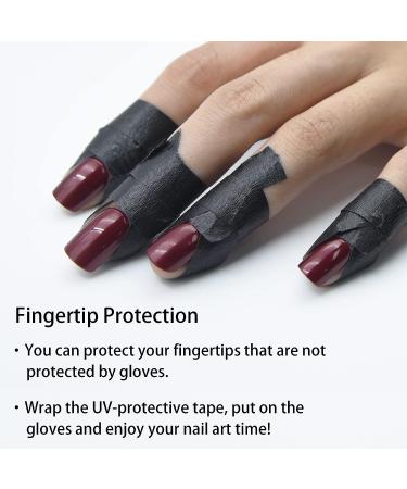 Misoce UV Protection Manicure Gloves for Gel Nail Lamp - Anti UV Tape Included - Buy Online on GoSupps.com