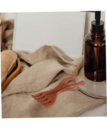 Portable Wooden Scalp Massage Comb - Bcoath No Static Hair Comb for Men | Premium Ridge Design for Ultimate Relaxation - Buy Online on GoSupps.com