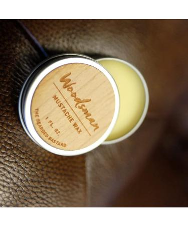 TBB Woodsman Mustache Wax for Men - 1 Oz. Cedar Scent | Tame, Style, and Groom Your Mustache with Excellent Hold and Scent | Men's Care Products - Buy Online on GoSupps.com