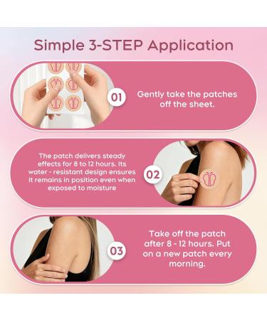 AYOJOY GLP-1 Patches for Women & Men | Advanced Natural Formulation | with L-Glutamine Berberine Cinnamon & Pomegranate | 60 Count -Pink - Buy Online on GoSupps.com