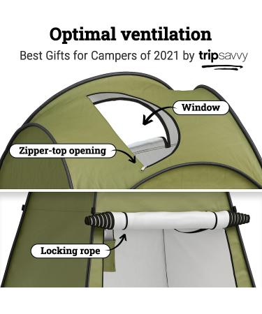 Portable Pop-Up Privacy Tent for Camping and Beach - Shower, Toilet, Changing Room, Rain Shelter - Easy Set Up, Lightweight & Sturdy - Buy Online on GoSupps.com