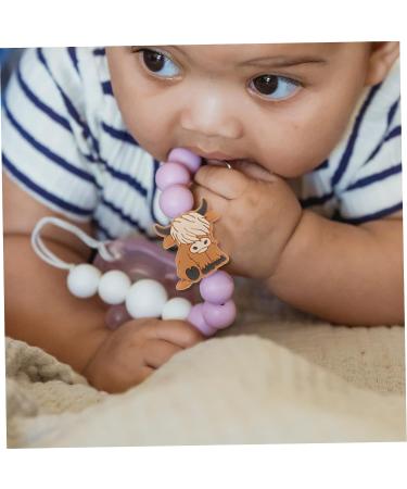 EXCEART 20 Pcs Silicone Animal Beads Cartoon Baby Toy - Light Brown - 2.8x2.7cm - Buy Online on GoSupps.com